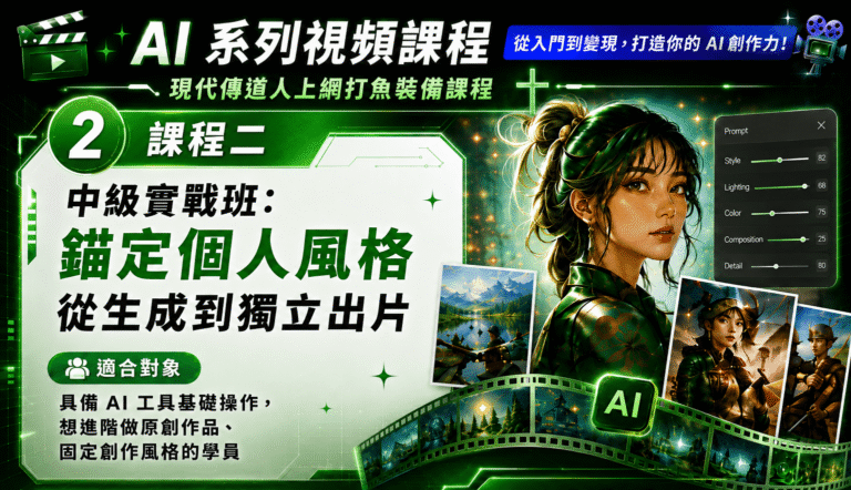 錨定個人風格 從生成到獨立出片